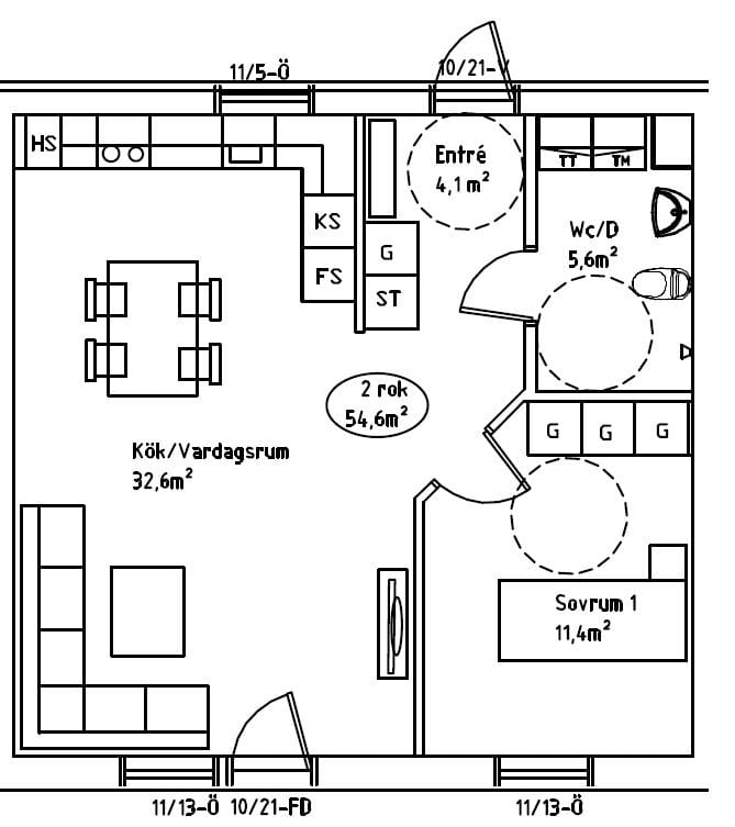 2 rok · 54 m² i Enköping – bild 6