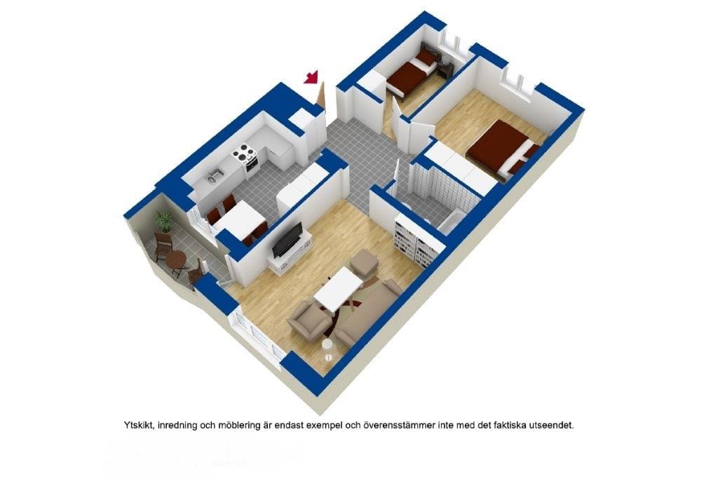 3 rok · 63 m² i Västerås – bild 2