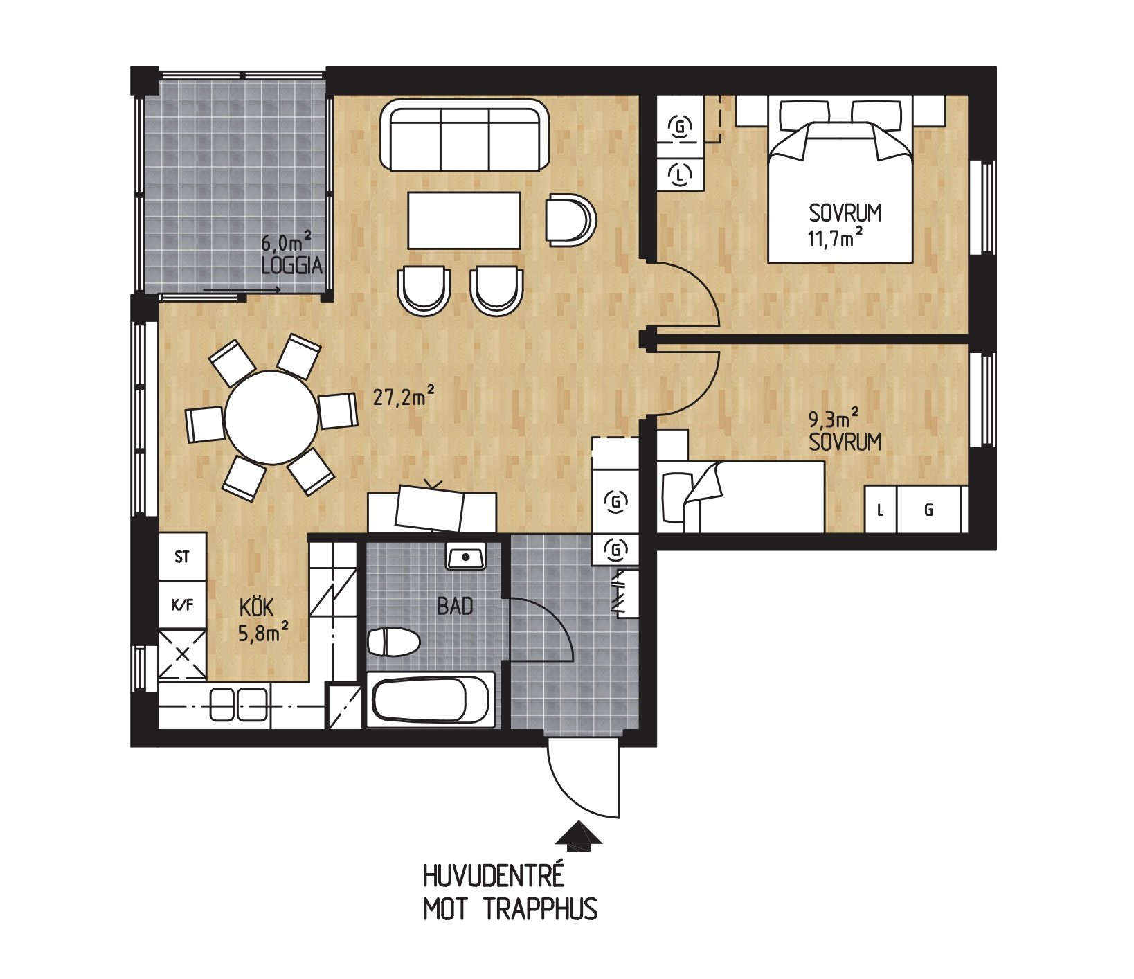 Lägenhet, 4 rooms, 10 sqm, Malmö – bild 4