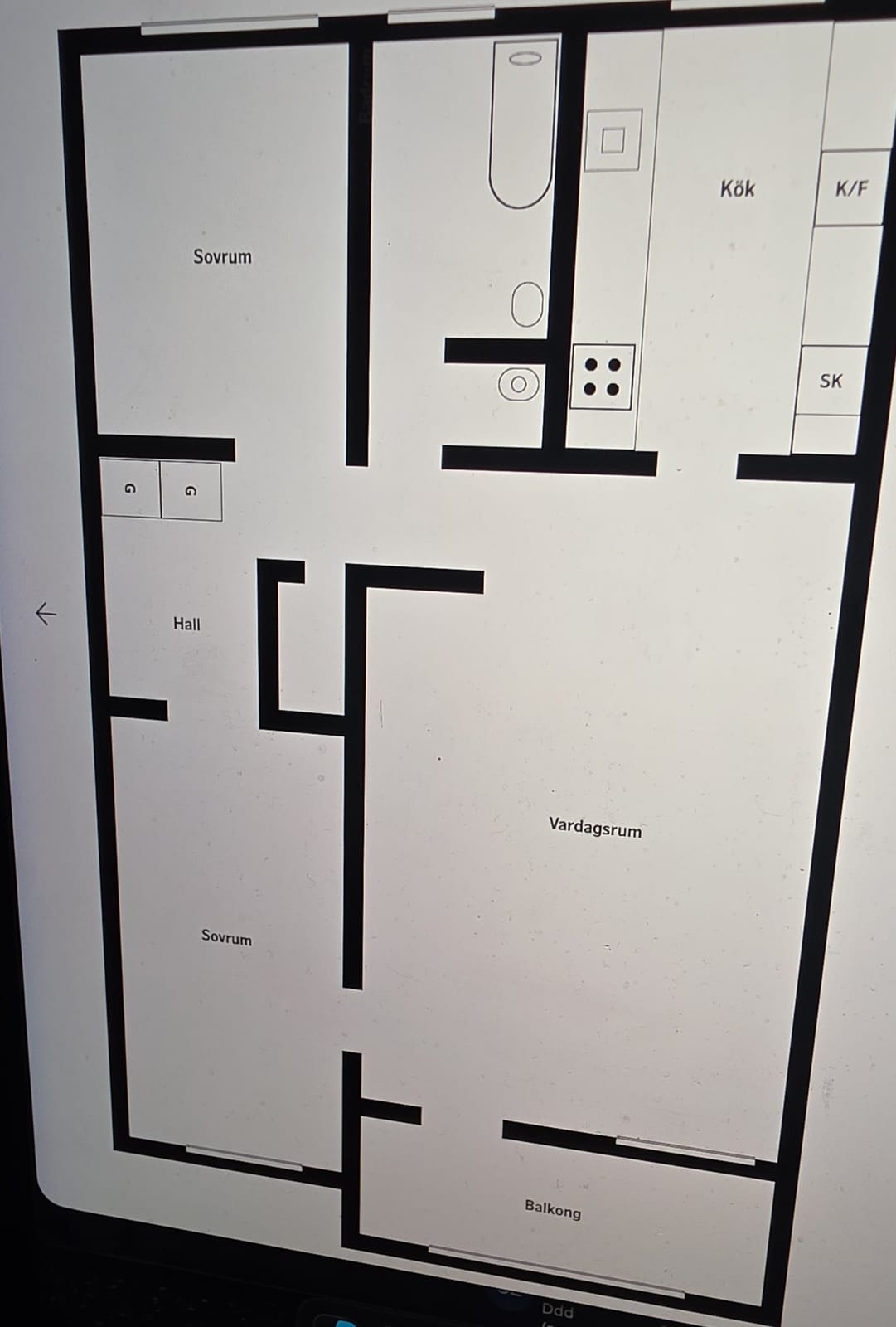 Lägenhet, 4 rooms, 90 sqm, Norsborg