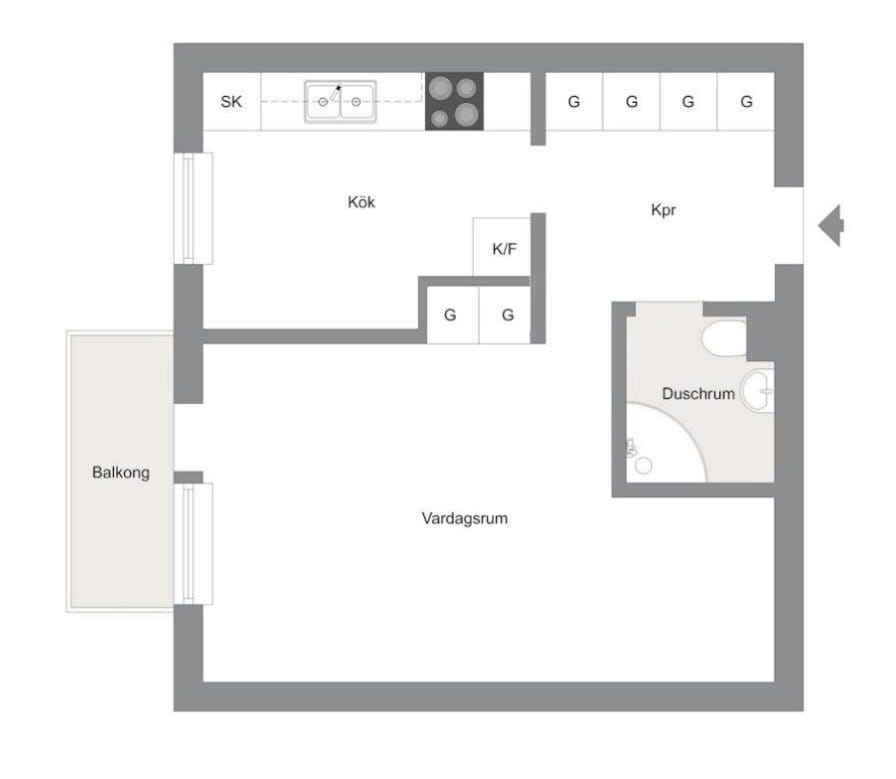 1 rok · 42 m² i Knivsta – bild 9