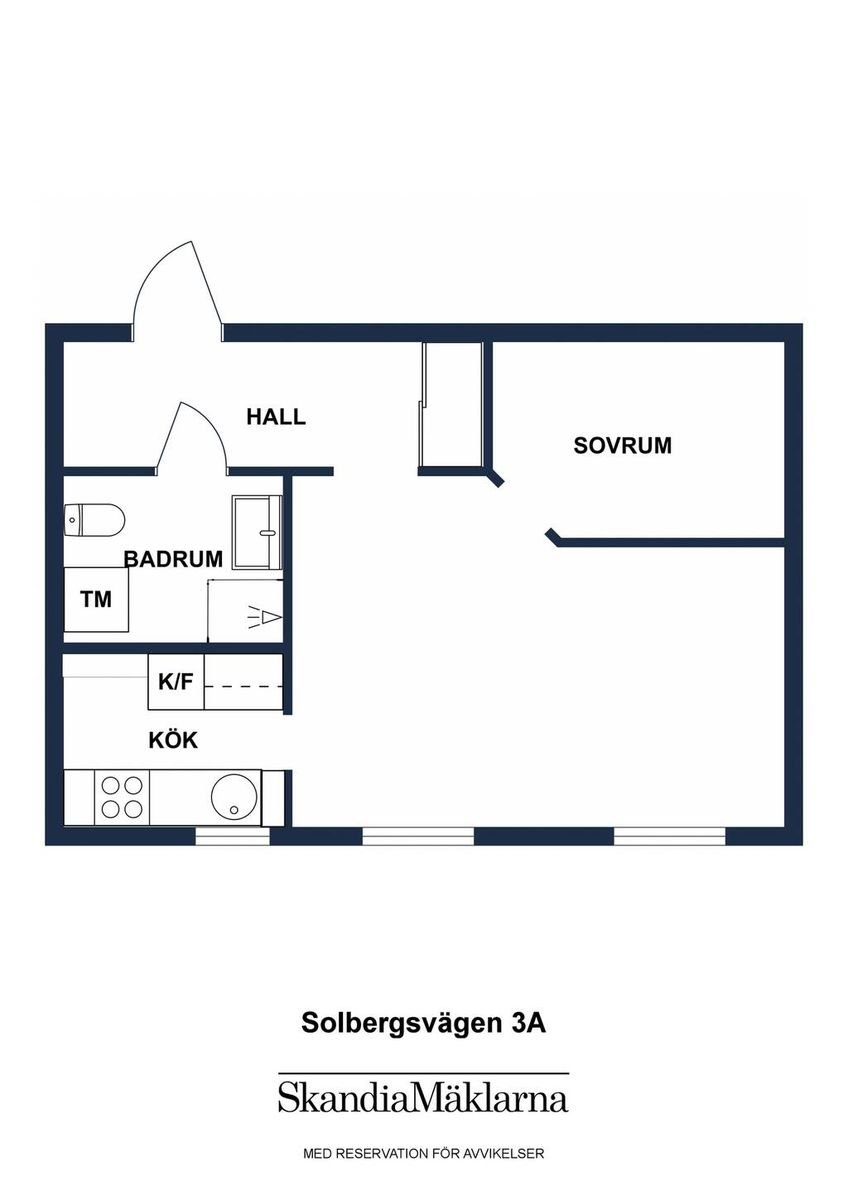 2 rok · 32 m² i Sandviken – bild 2