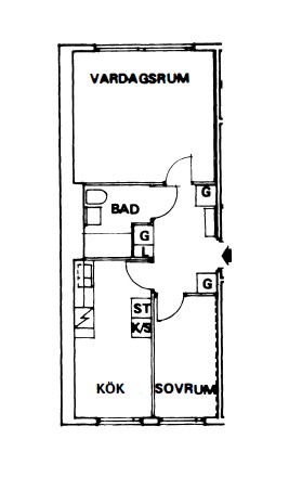 2 rok · 47 m² i Södertälje – bild 5