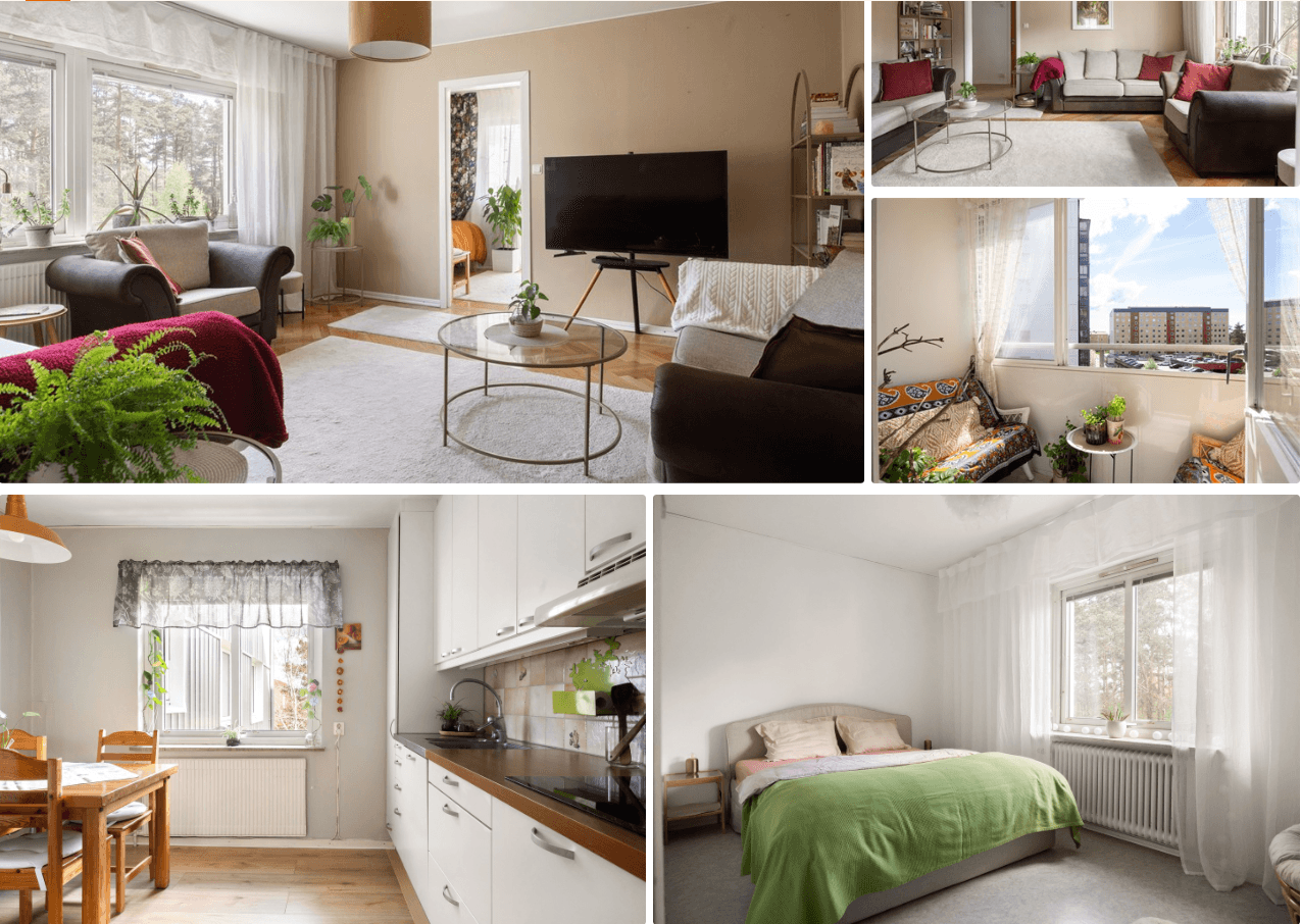 Lägenhet, 3 rooms, 66 sqm, Göteborg