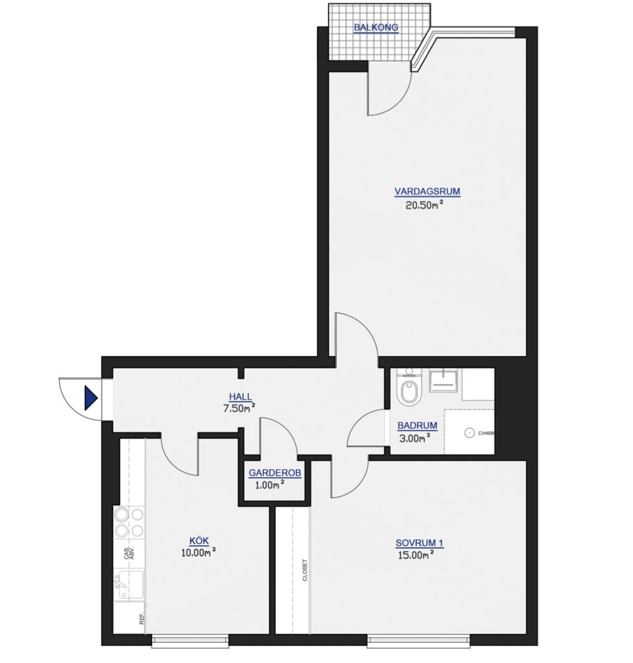 2 rok · 57 m² i Arboga – bild 16