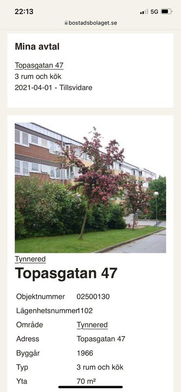 Lägenhet, 3 rooms, 70 sqm, Västra Frölunda