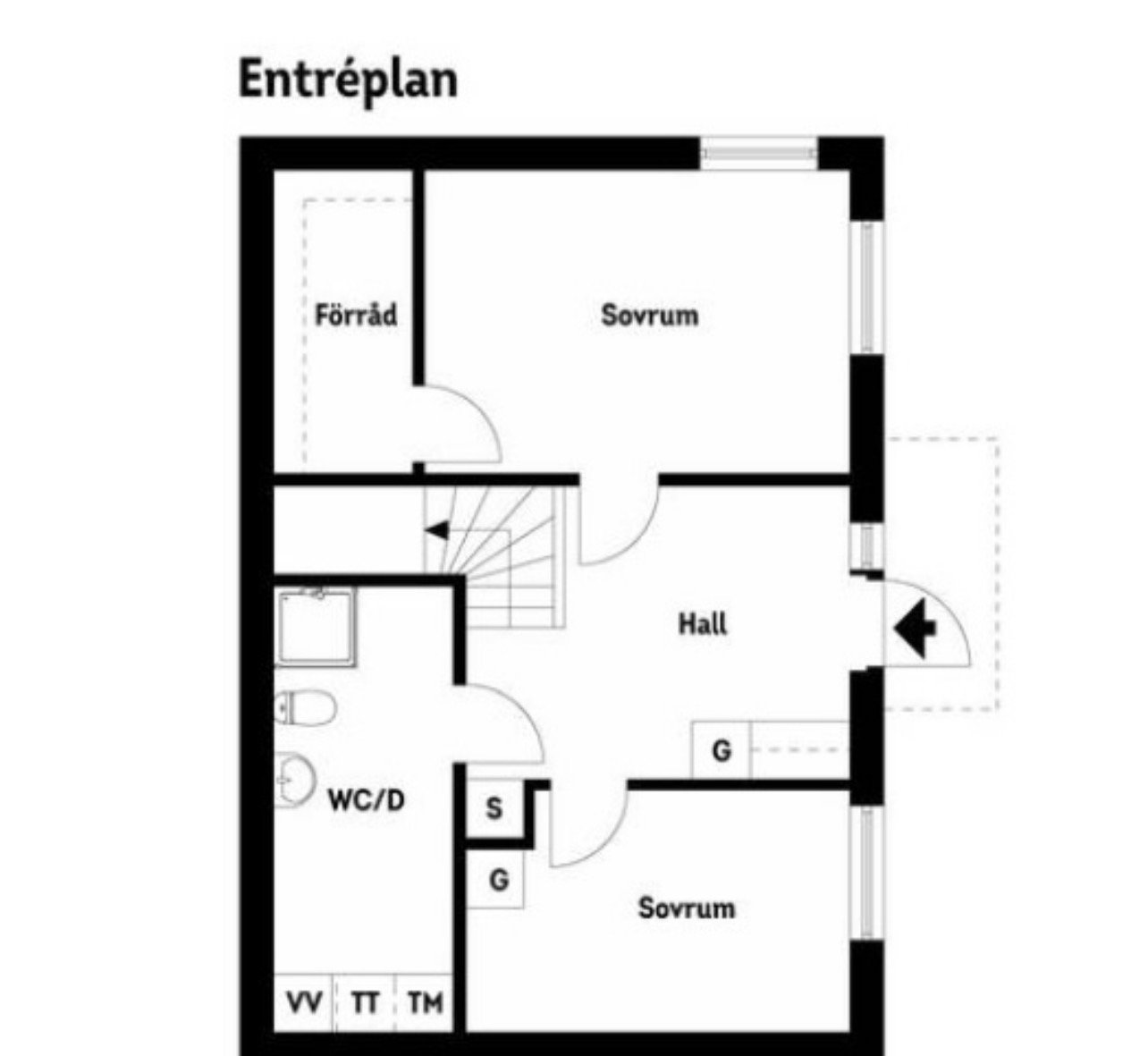 Duplex, 3 rooms, 108 sqm, Kärna – bild 3