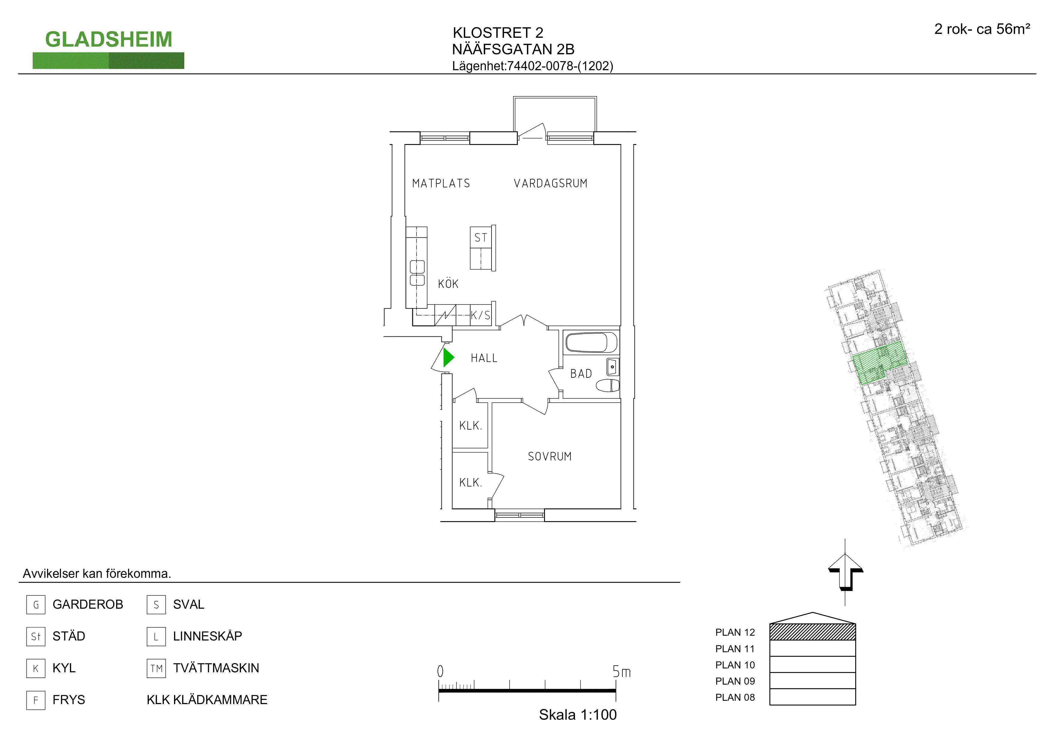 Lägenhet, 2 rooms, 56 sqm, Arboga – bild 6