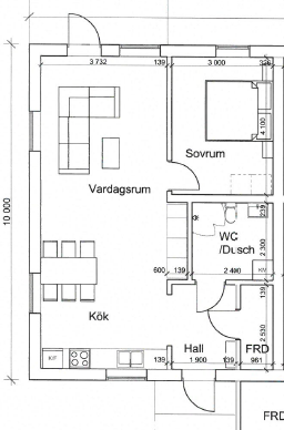 Lägenhet, 2 rooms, 60 sqm, Kärna – bild 6