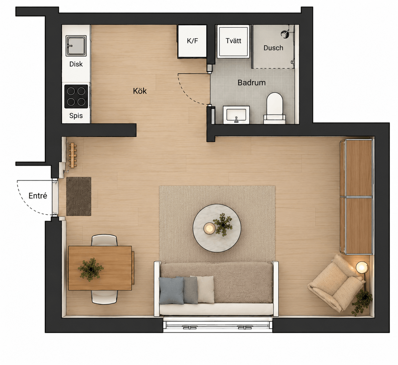2 rok · 26 m² i Ekerö – bild 8