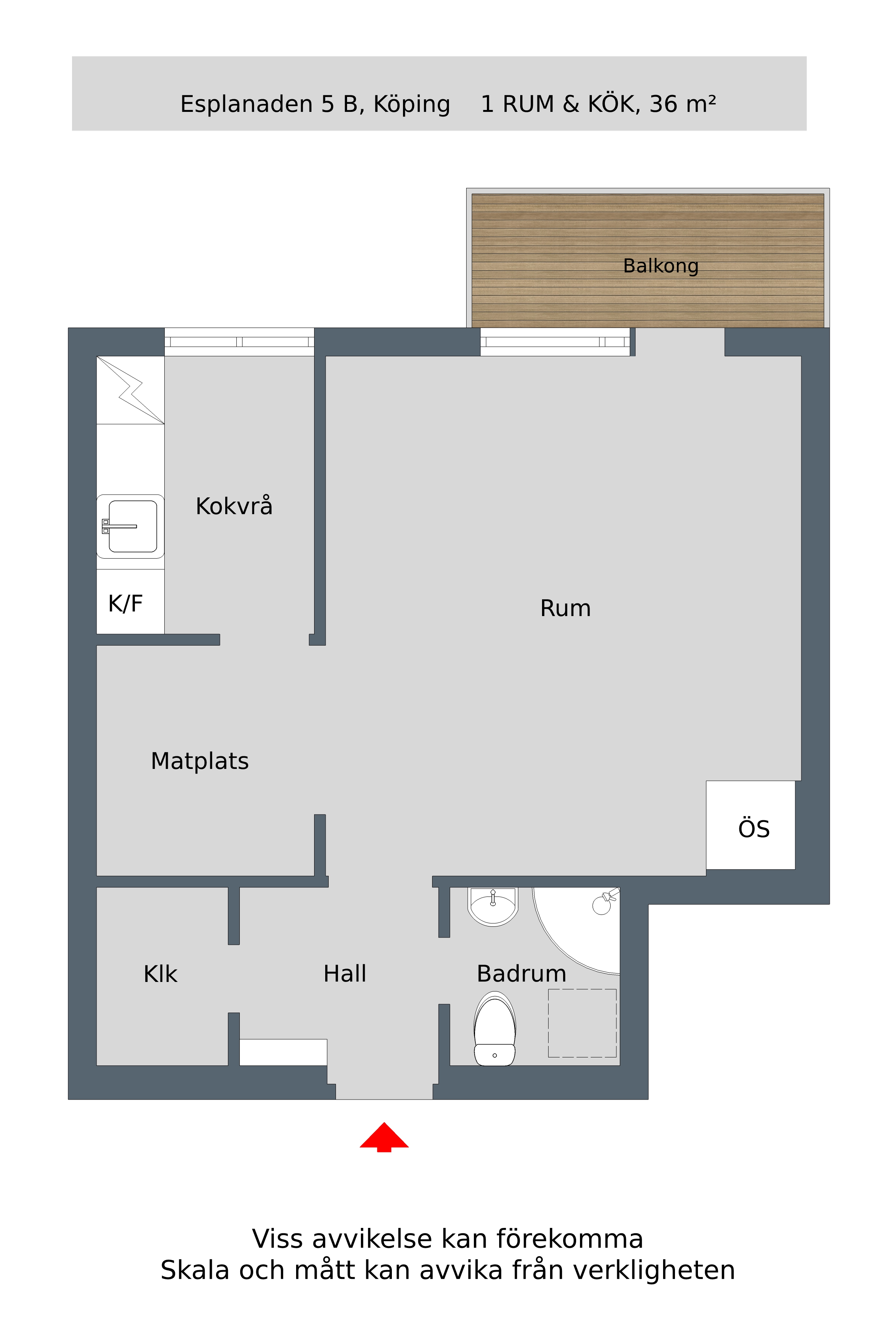 Lägenhet, 1 rooms, 36 sqm, Köping – bild 10