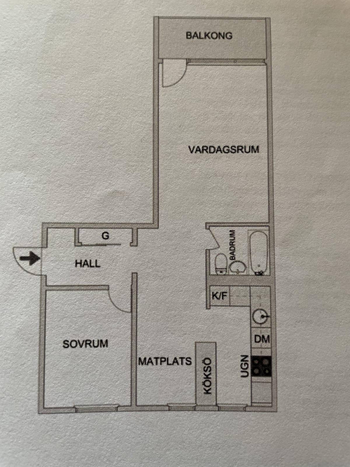 2 rok · 61 m² i Jönköping – bild 15