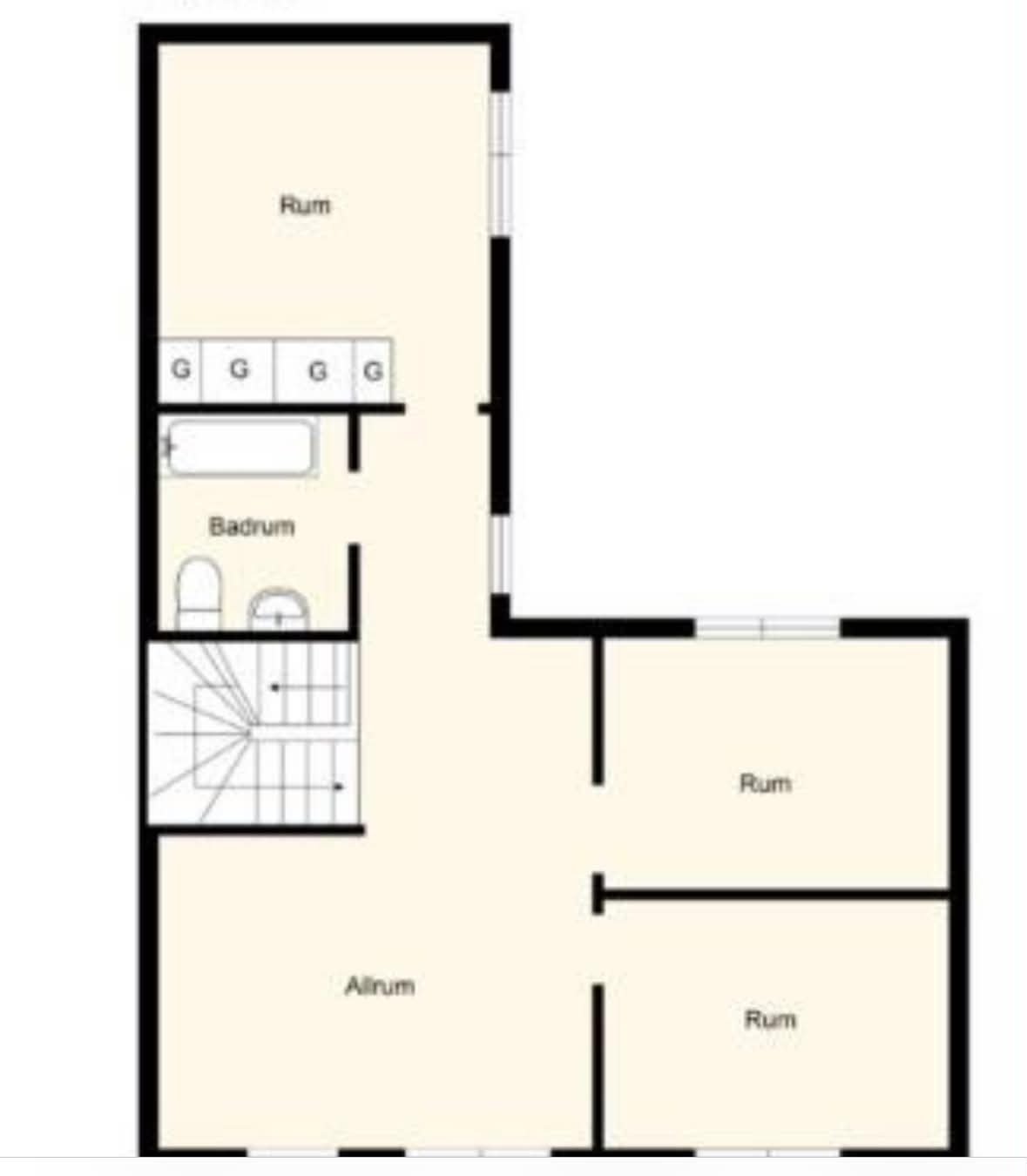 Duplex, 5 rooms, 128 sqm, Kårsta – bild 2