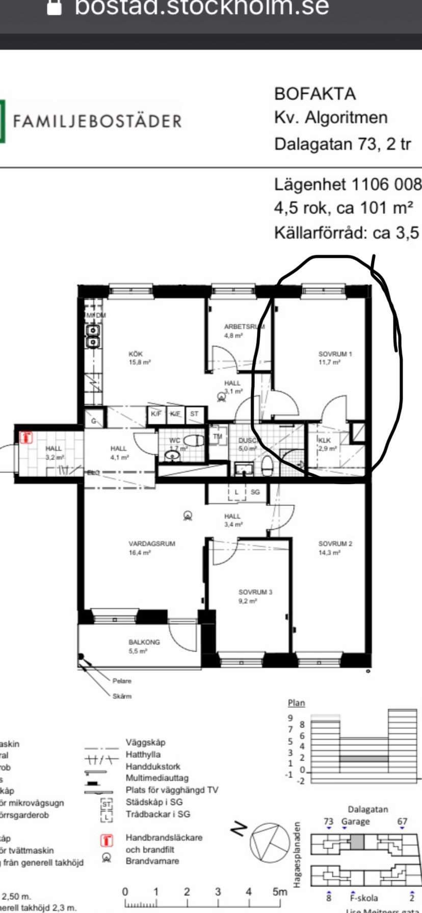 Lägenhet, 2 rooms, 15 sqm, Stockholm – Stockholm