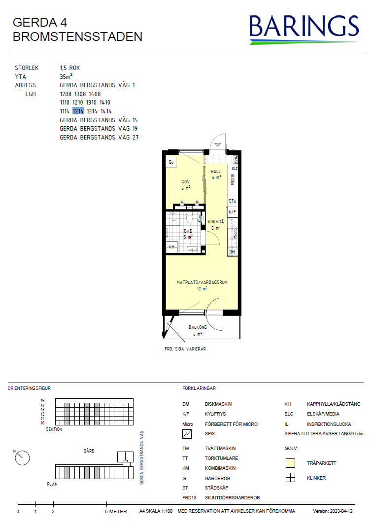 1 rok · 35 m² i Stockholm – bild 12