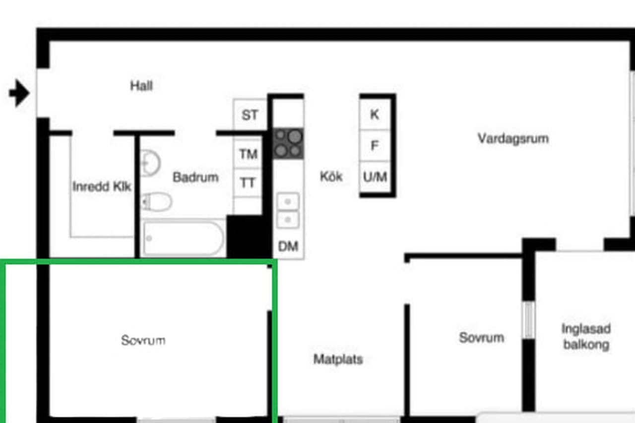 1 rok · 14 m² i Solna – bild 6