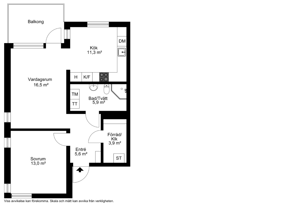 Lägenhet, 2 rooms, 59 sqm, Stockholm – bild 2