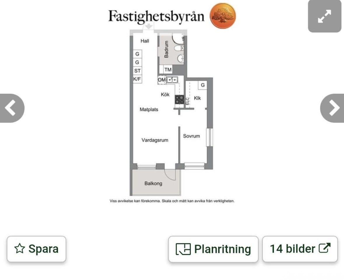 2 rok · 44 m² i Stockholm  – bild 17