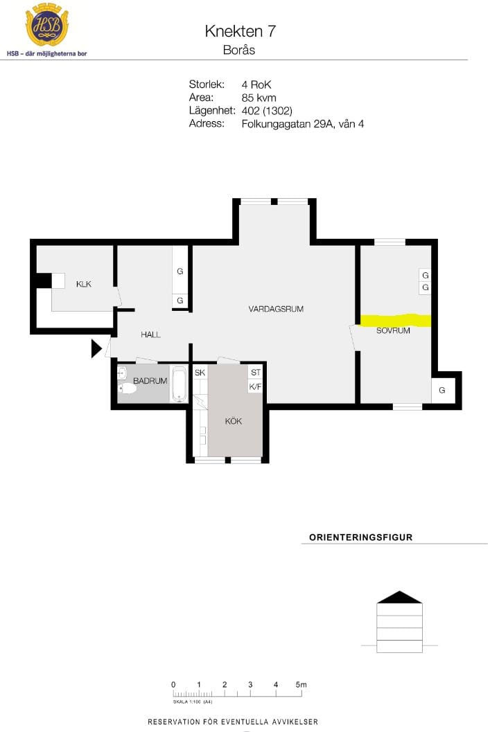3 rok · 85 m² i Borås – bild 2