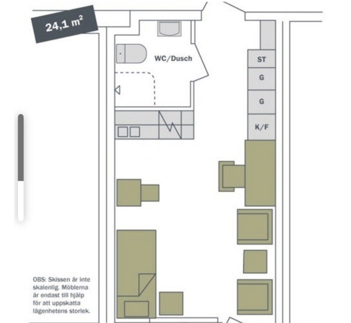 Lägenhet, 1 rooms, 24 sqm, Handen – Handen