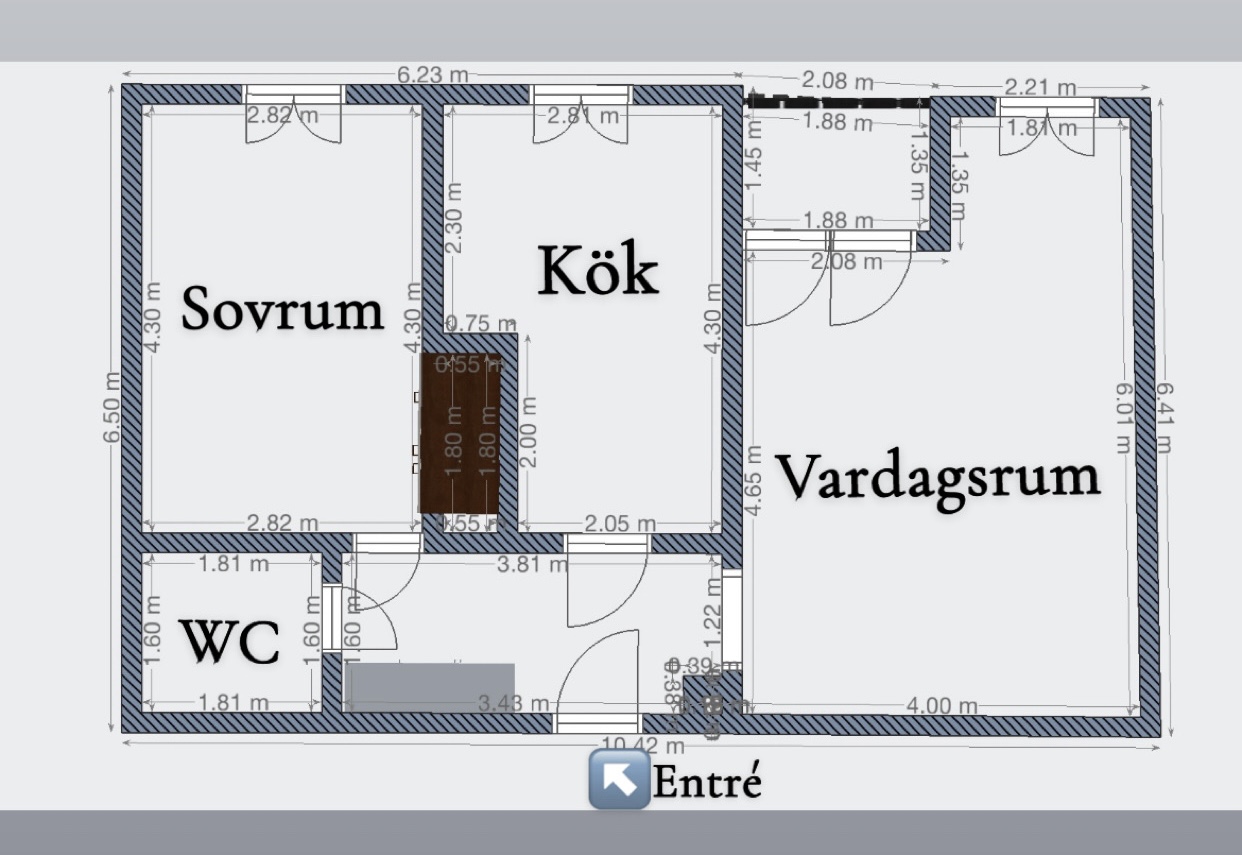 Lägenhet, 2 rooms, 57 sqm, Gusum – bild 8