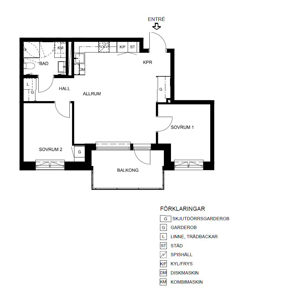 Lägenhet, 3 rooms, 54 sqm, Lidingö – bild 5