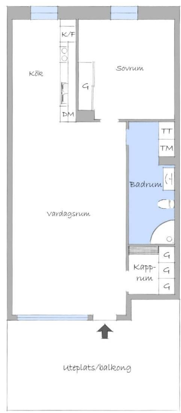 2 rok · 61 m² i Rönninge – bild 13