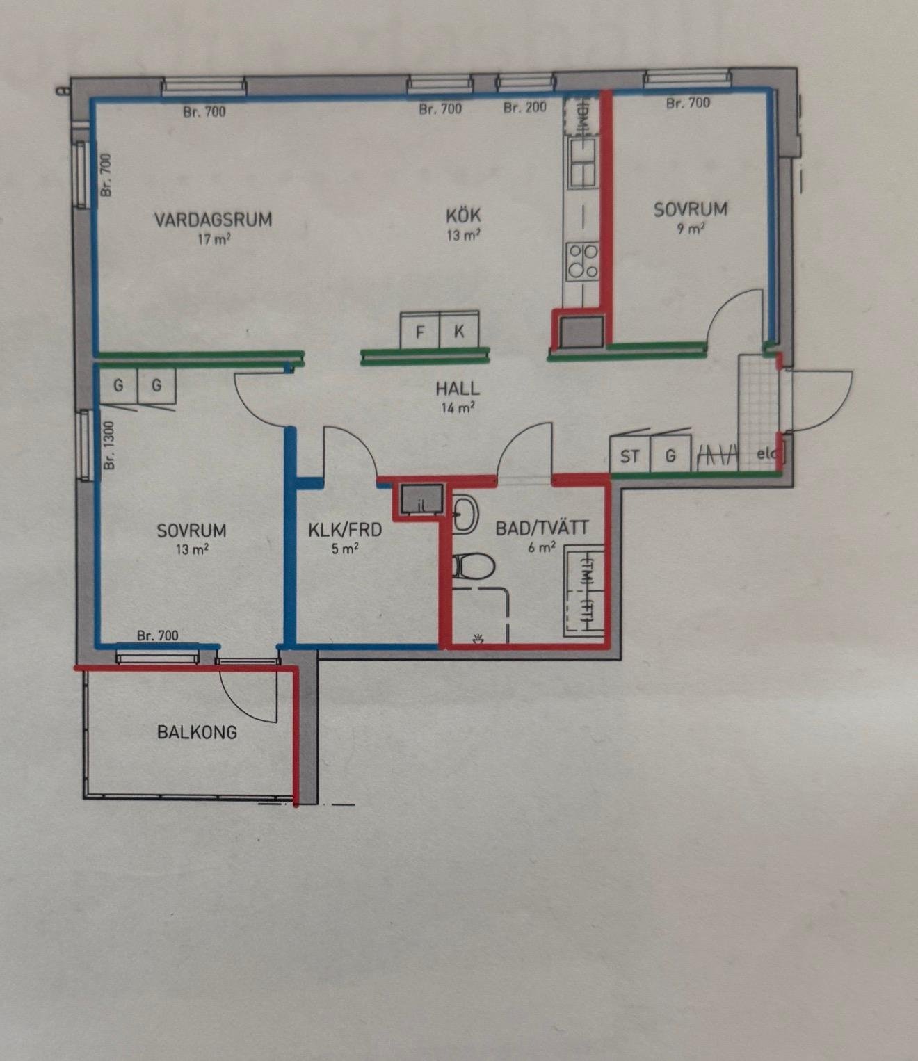 Lägenhet, 4 rooms, 81 sqm, Tyresö