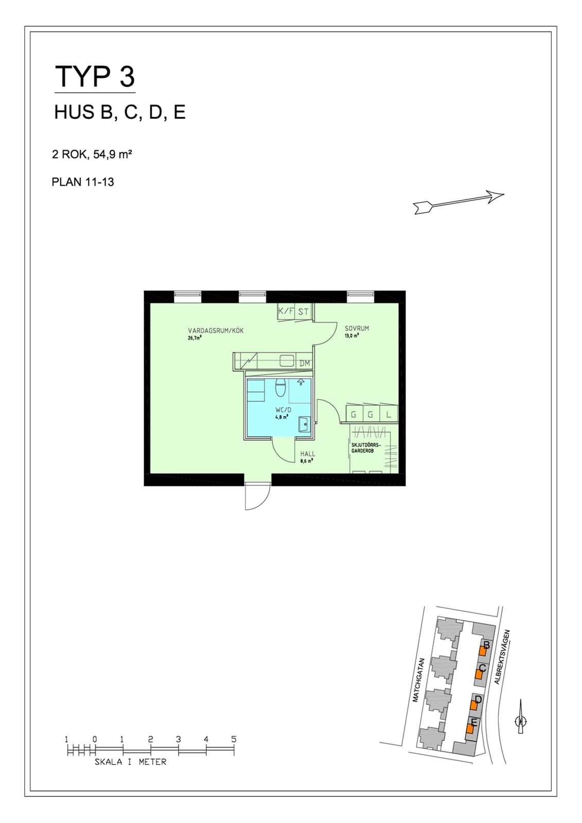 2 rok · 54 m² i Norrköping – bild 19