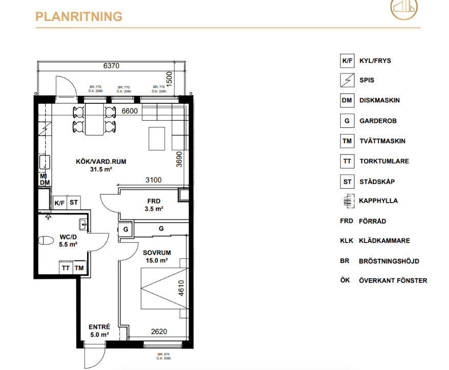 2 rok · 61 m² i Angered – bild 4