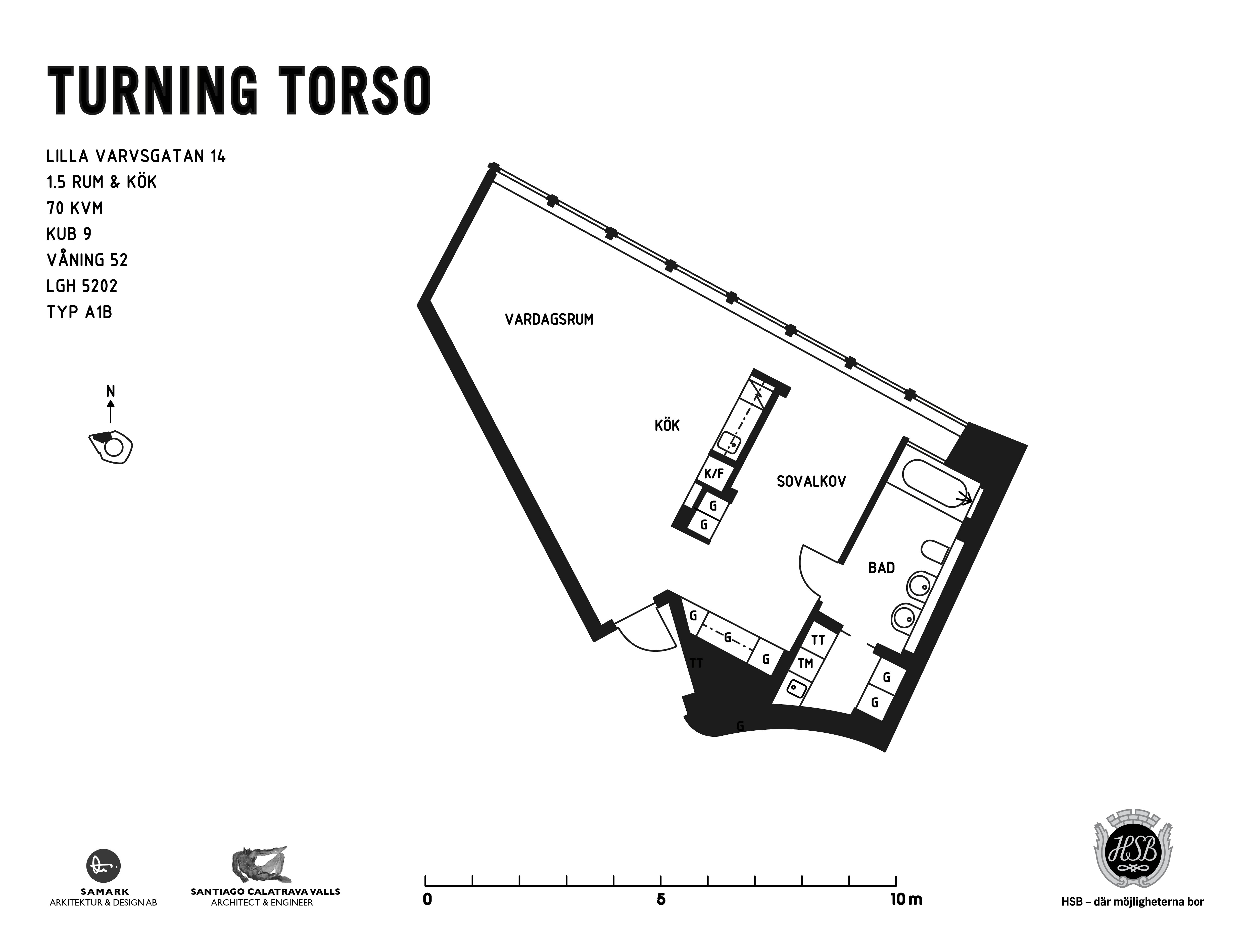 Lägenhet, 2 rooms, 70 sqm, Malmö – bild 5