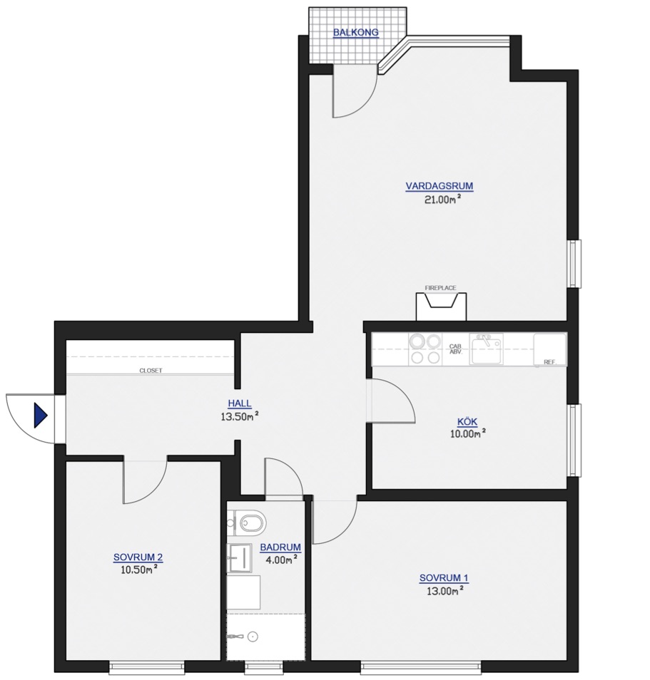 Lägenhet, 3 rooms, 72 sqm, Arboga – bild 18