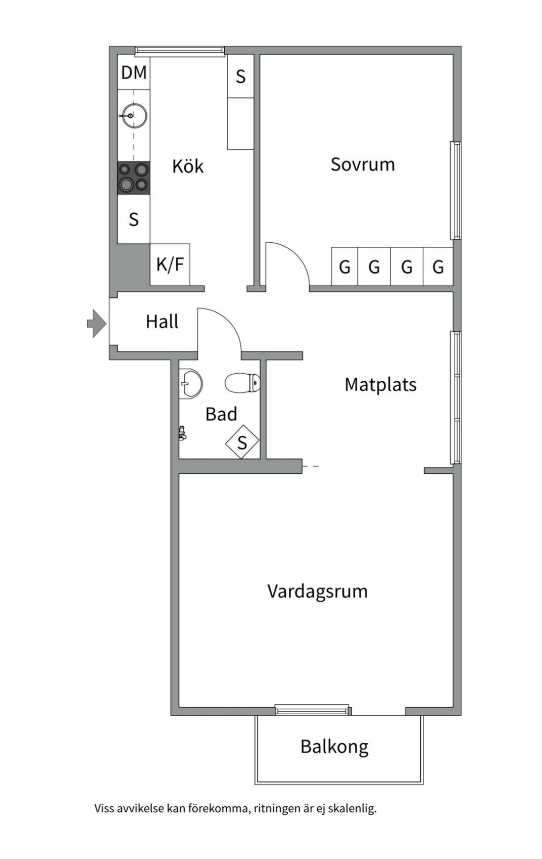 Lägenhet, 3 rooms, 58 sqm, Västerås – bild 6
