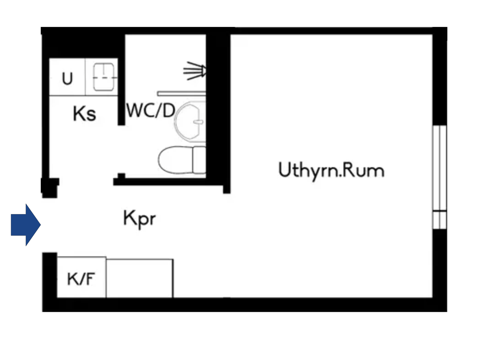 1 rok · 25 m² i Täby – bild 9