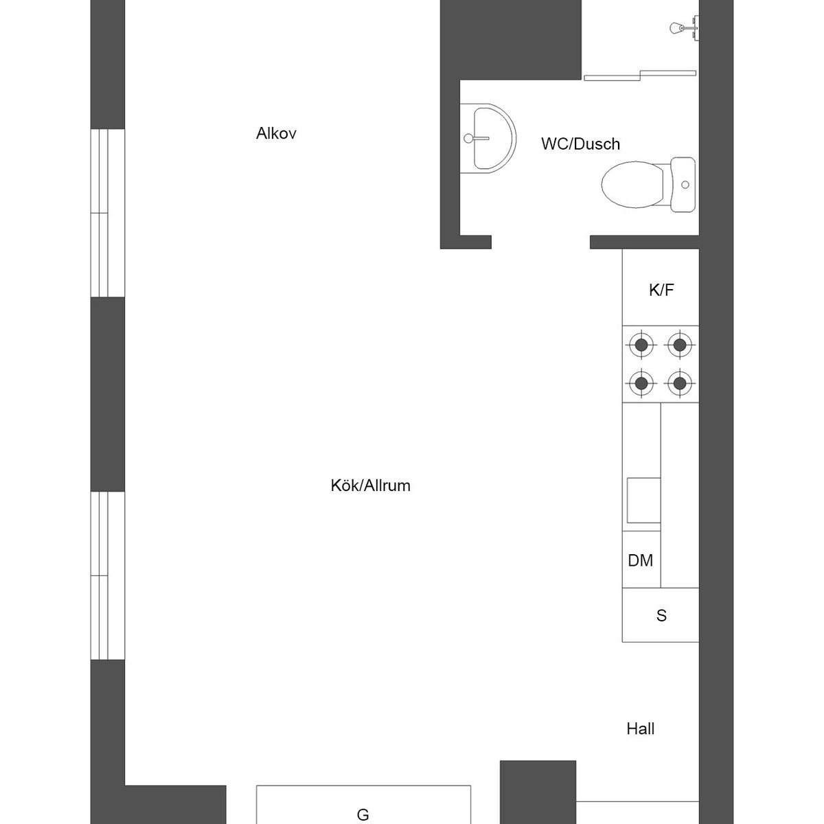 1 rok · 29 m² i Bromma – bild 5