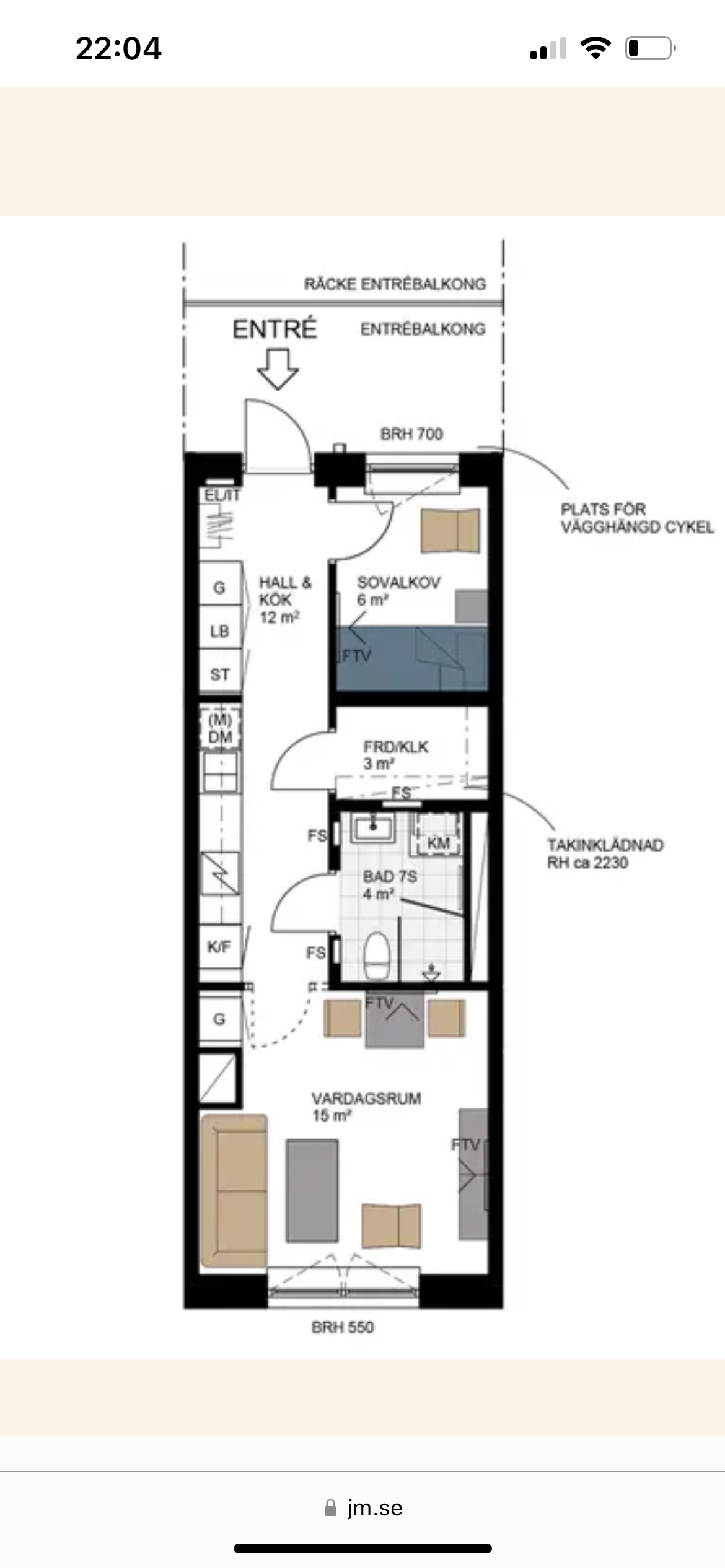 2 rok · 42 m² i Älvsjö – bild 6