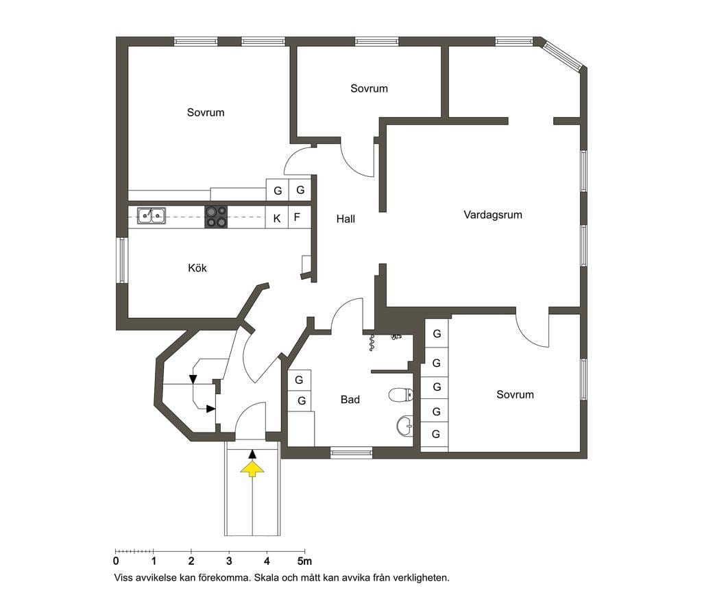 5 rok · 130 m² i Bromma – bild 2