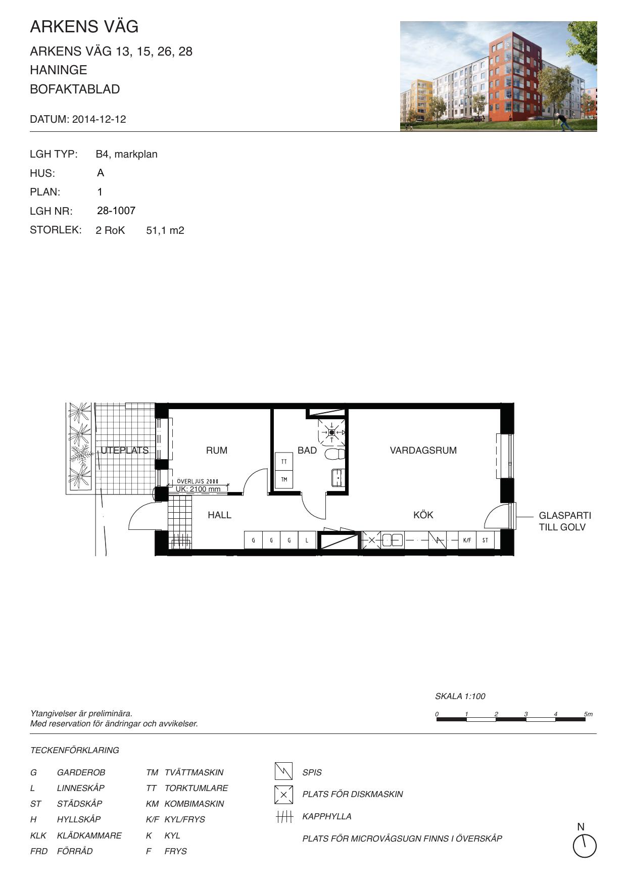 2 rok · 51 m² i Handen – bild 8