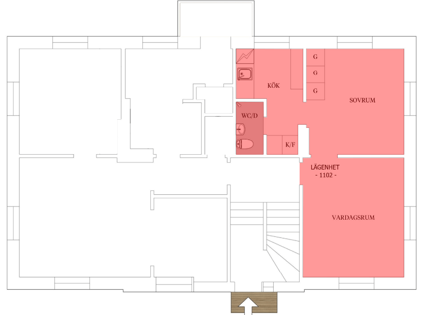 2 rok · 40 m² i Helsingborg – bild 8