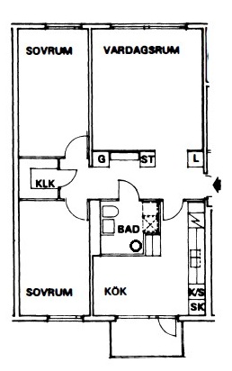 Lägenhet, 3 rooms, 78 sqm, Södertälje – bild 5