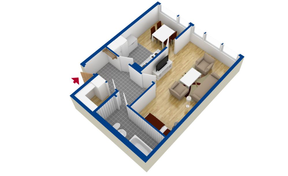 Lägenhet, 1 rooms, 50 sqm, Borås – bild 3