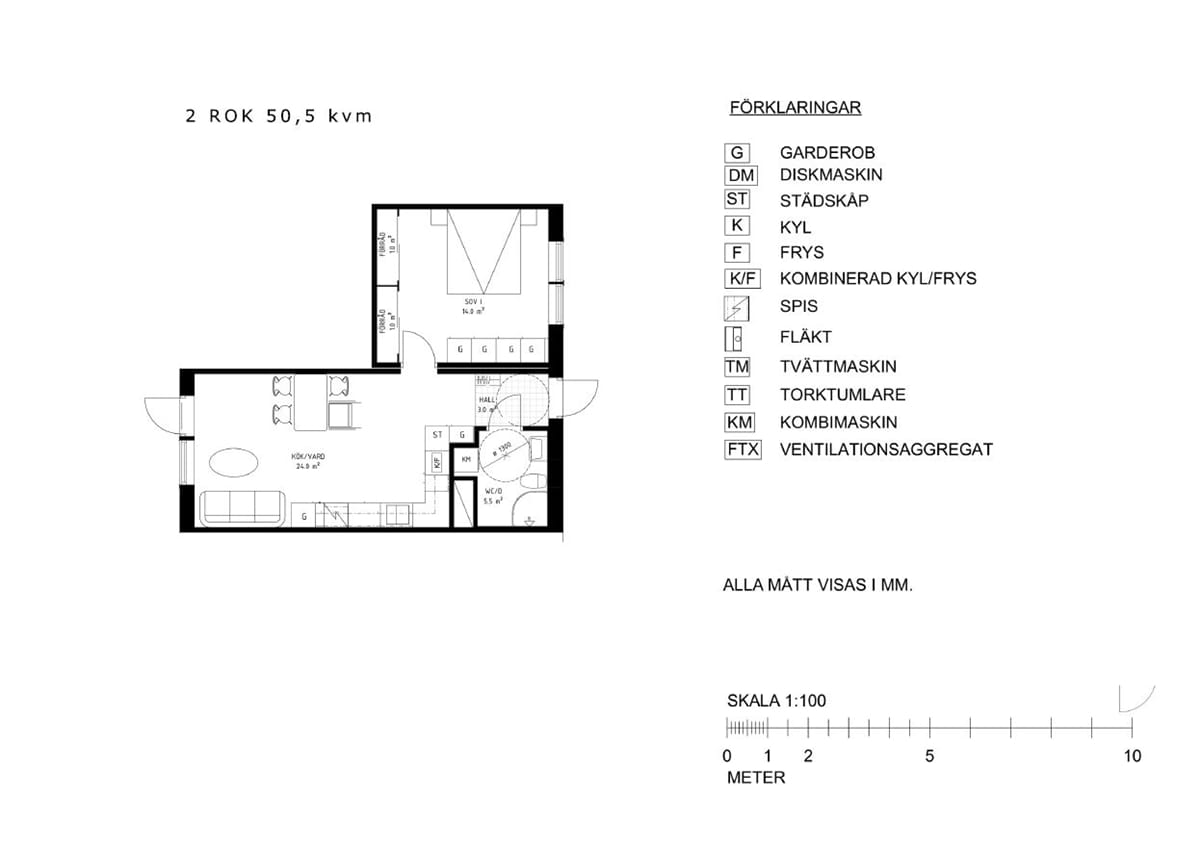 2 rok · 50 m² i Nässjö – bild 7