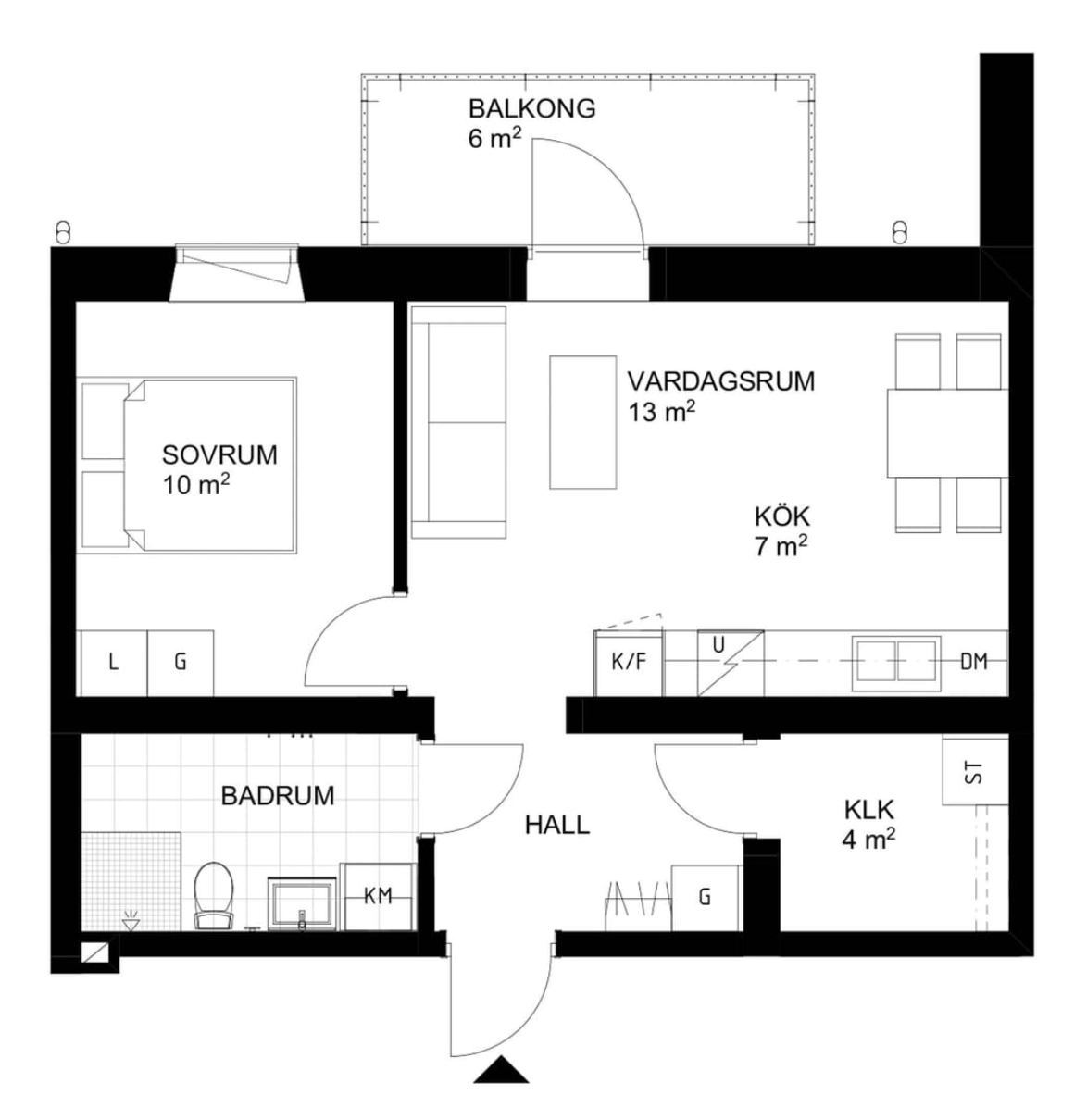 2 rok · 48 m² i Strängnäs – bild 11