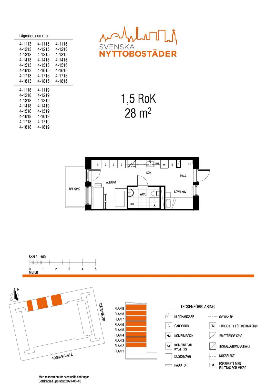 1 rok · 28 m² i Sollentuna – bild 7