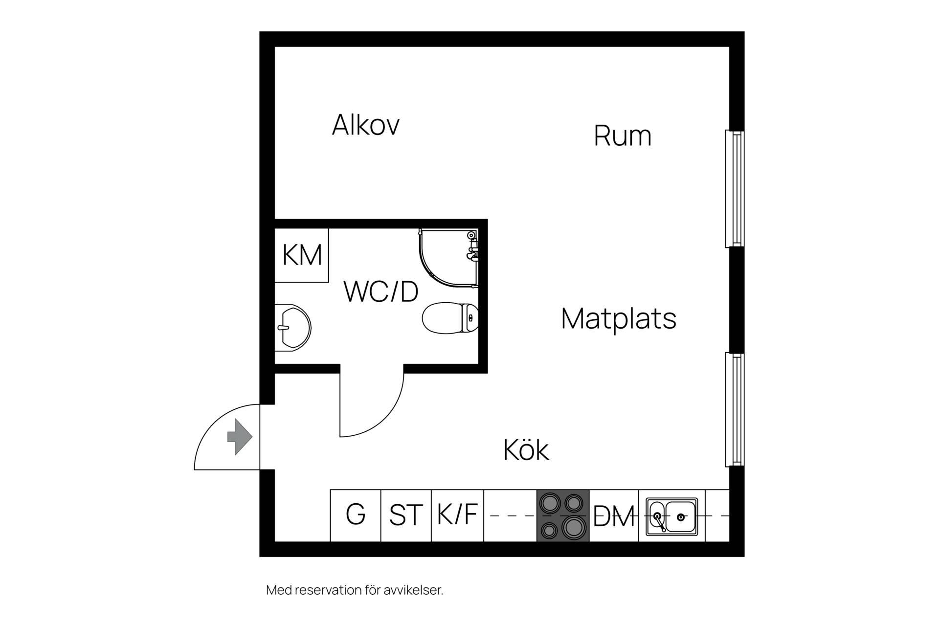1 rok · 29 m² i Bro – bild 3
