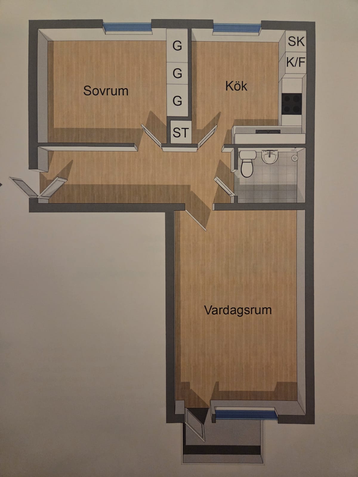 2 rok · 60 m² i Västerhaninge – bild 3