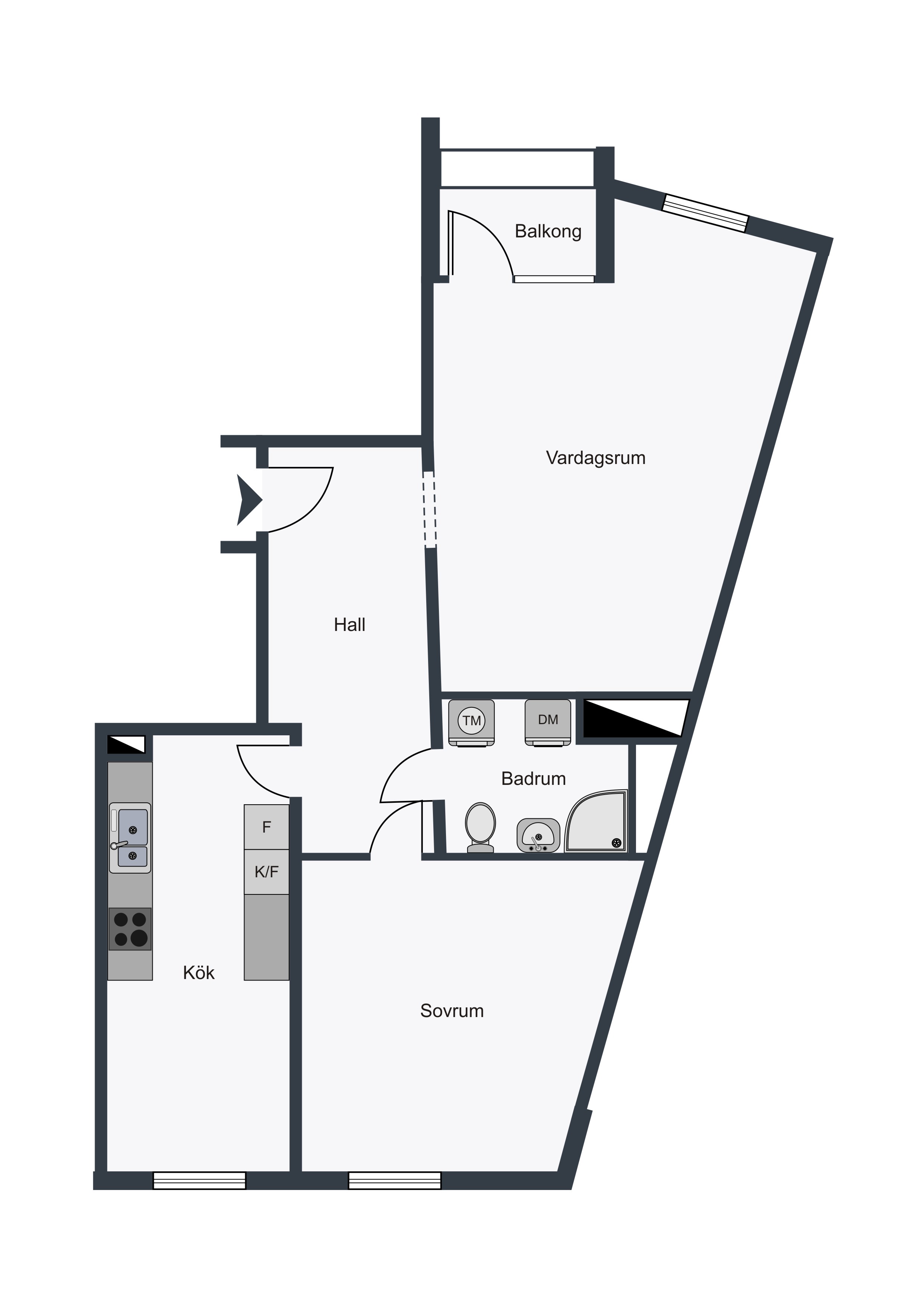 Lägenhet, 2 rooms, 73 sqm, Helsingborg – bild 7