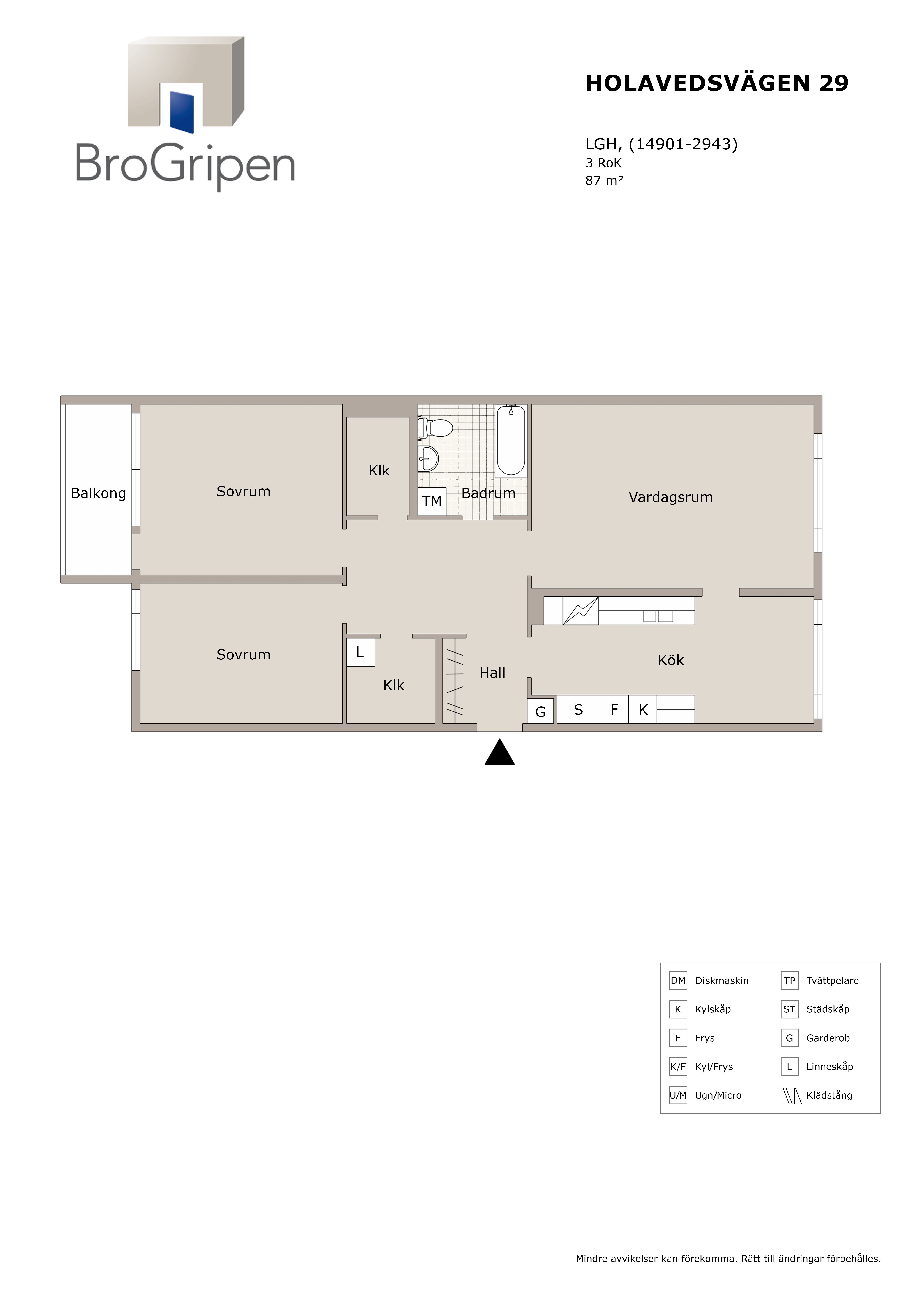 Lägenhet, 3 rooms, 87 sqm, Lidingö – Lidingö
