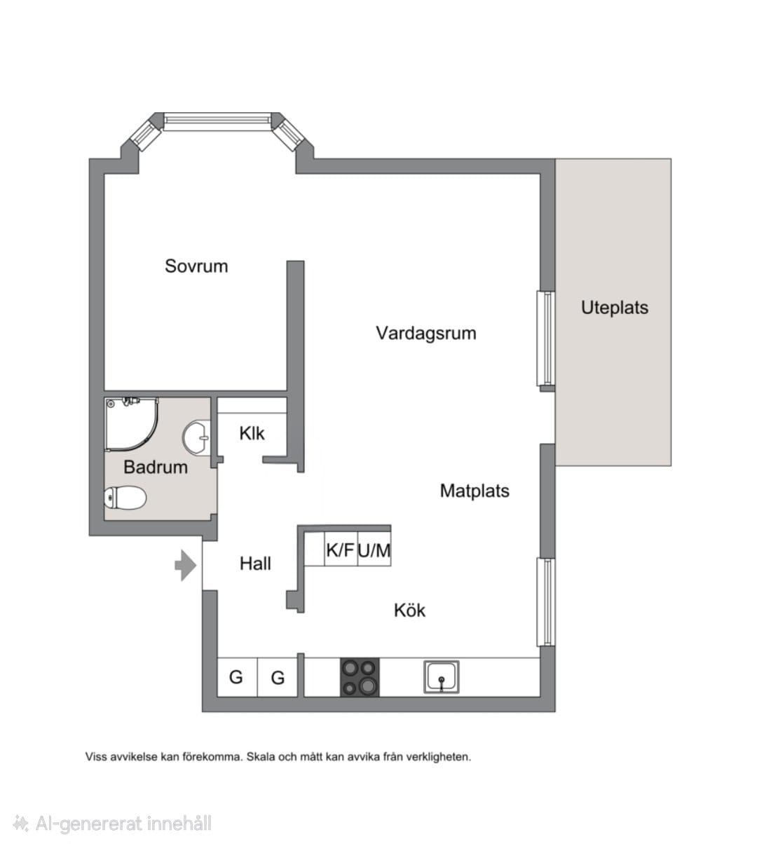 2 rok · 53 m² i Bromma – bild 13