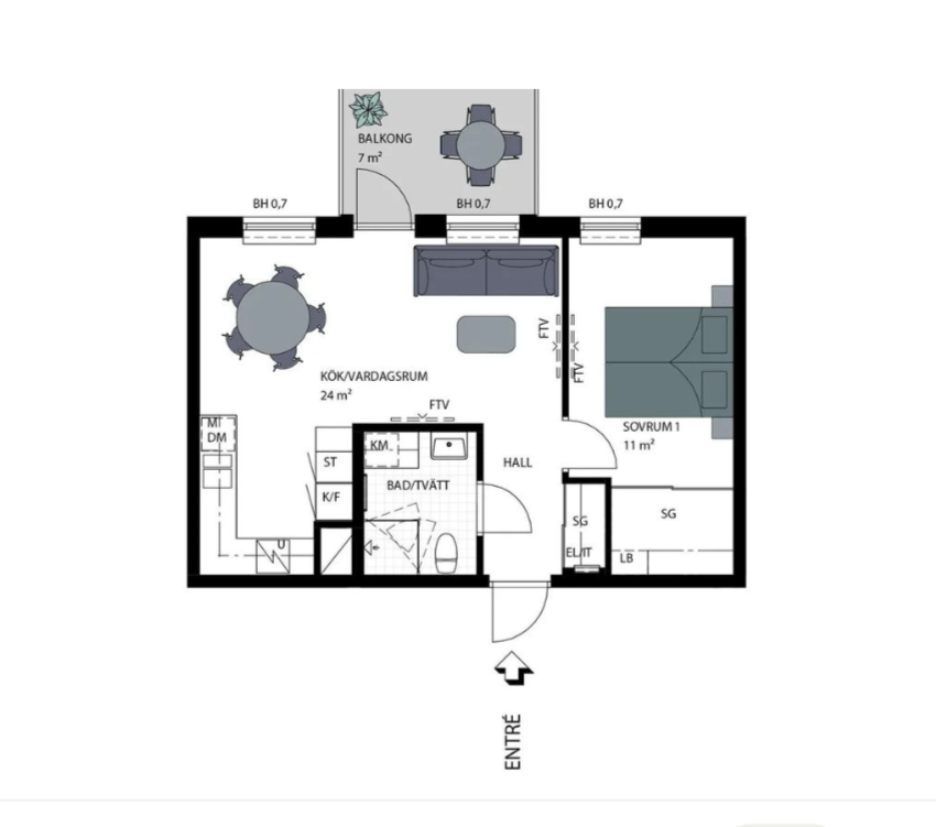 2 rok · 48 m² i Mölndal – bild 9